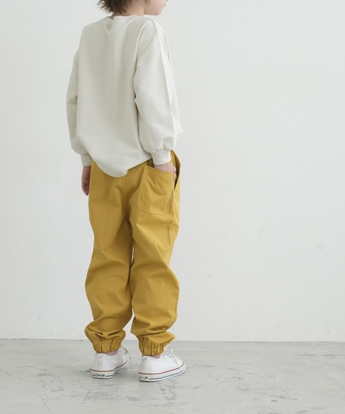 coca(coca)(コカ)の「キッズ ハリ感ツイルジョガーパンツ(その他パンツ・キッズ・ブラウン/カーキ/マスタード・110/120/130/140)」の9枚目の写真
