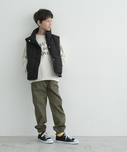 coca(coca)(コカ)の「キッズ ハリ感ツイルジョガーパンツ(その他パンツ・キッズ・ブラウン/カーキ/マスタード・110/120/130/140)」の11枚目の写真