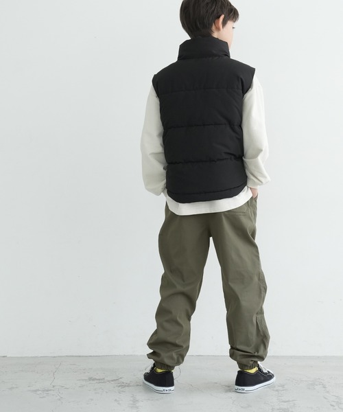coca(coca)(コカ)の「キッズ ハリ感ツイルジョガーパンツ(その他パンツ・キッズ・ブラウン/カーキ/マスタード・110/120/130/140)」の12枚目の写真