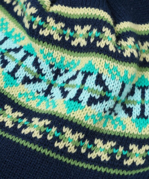 FOREVER 21(フォーエバー トゥエンティーワン)の「フェアアイルニットワッチ(ニットキャップ/ビーニー・レディース・ホワイト/ネイビー・FREE)」の5枚目の写真