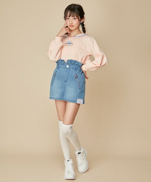 JENNI love（ジェニィラブ）の「【コットン100％】セーラーカラーロンT