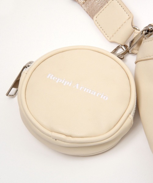 repipi armario（レピピ アルマリオ）の「ポーチツキウエストＢＡＧ（ボディバッグ/ウエストポーチ・キッズ・アイボリー/ブラック/シルバー・FREE）」の16枚目の写真