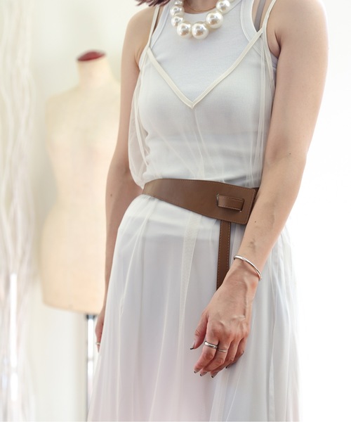 ULEULA（ウルア）の「デザインウエストマークベルト（ベルト・レディース・ブラウン・FREE）」の5枚目の写真