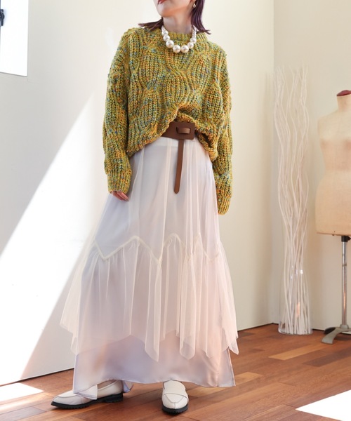 ULEULA（ウルア）の「デザインウエストマークベルト（ベルト・レディース・ブラウン・FREE）」の7枚目の写真