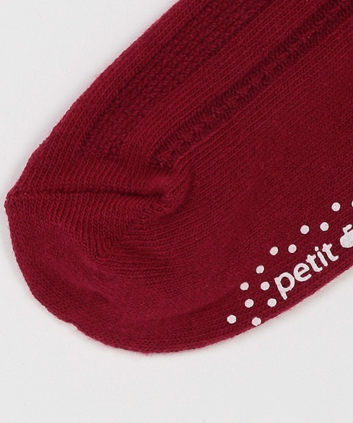 petit main(プティマイン)の「レースハイソックス(ソックス/靴下・キッズ・エンジ/オフホワイト/トップグレー・S/M/L)」の5枚目の写真