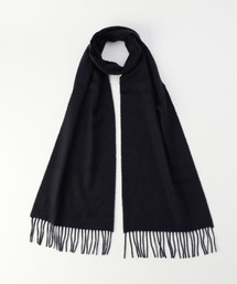 【良好】ジョンストンズ 純カシミヤ 英国製 マフラー シルバーバンノックベーン Johnstons of Elgin（ジョンストンズオブエルガン）の