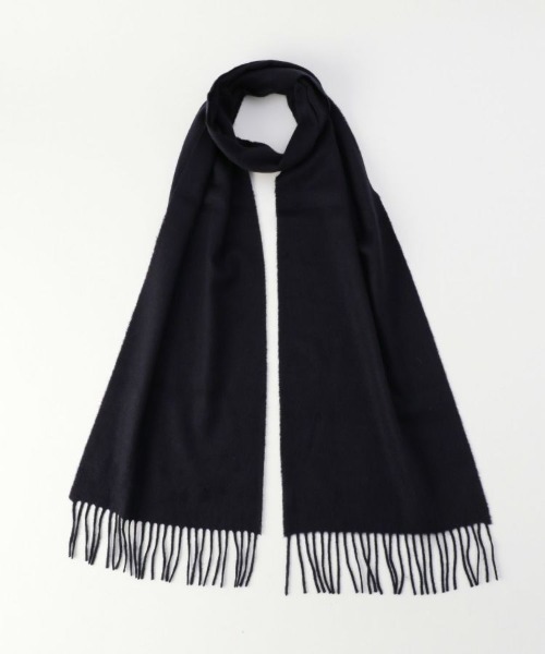 【Johnstons of Elgin / ジョンストンズ オブ エルガン】小判タータンチェック/カシミヤプレーンストール（マフラー）｜Johnstons of Elgin（ジョンストンズオブエルガン）