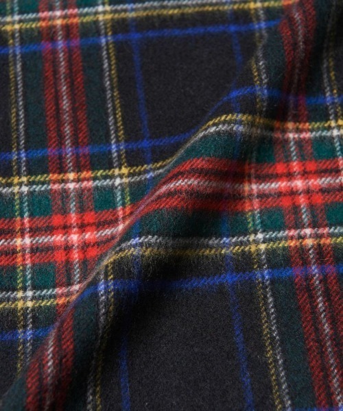 【Johnstons of Elgin / ジョンストンズ オブ エルガン】小判タータンチェック/カシミヤプレーンストール（マフラー）｜Johnstons of Elgin（ジョンストンズオブエルガン）