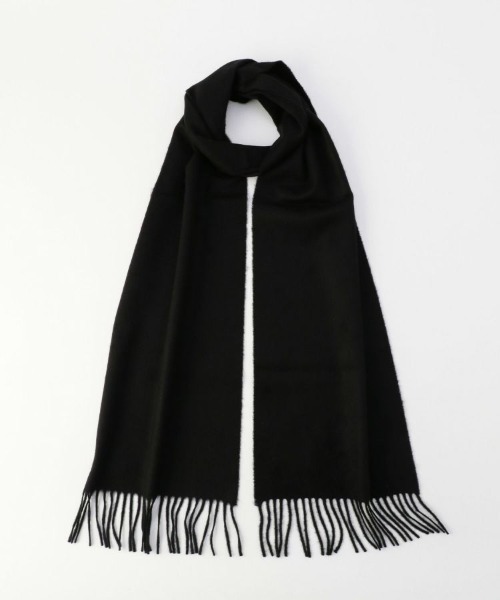 【Johnstons of Elgin / ジョンストンズ オブ エルガン】小判タータンチェック/カシミヤプレーンストール（マフラー）｜Johnstons of Elgin（ジョンストンズオブエルガン）