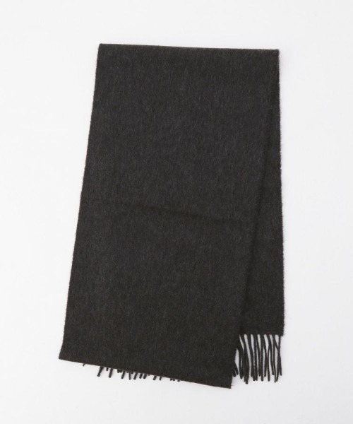 【Johnstons of Elgin / ジョンストンズ オブ エルガン】小判タータンチェック/カシミヤプレーンストール（マフラー）｜Johnstons of Elgin（ジョンストンズオブエルガン）