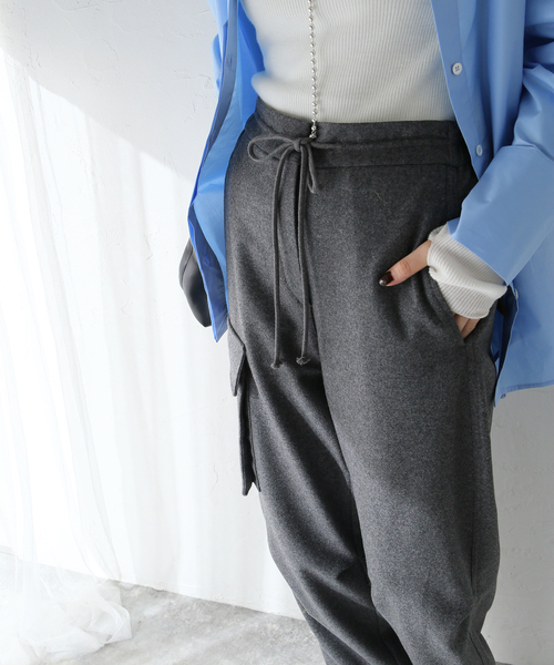 TELA（テラ）の「【TELA/テラ】PKツキPT：パンツ（カーゴパンツ・レディース・チャコールグレー・42）」の7枚目の写真