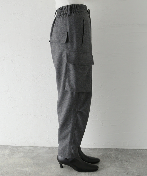 TELA（テラ）の「【TELA/テラ】PKツキPT：パンツ（カーゴパンツ・レディース・チャコールグレー・42）」の12枚目の写真