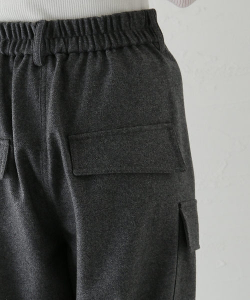 TELA（テラ）の「【TELA/テラ】PKツキPT：パンツ（カーゴパンツ・レディース・チャコールグレー・42）」の15枚目の写真