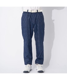 FILA GOLF/フィラゴルフ ゴルフウェア ブランド ロゴ ウエストリブ 配色 撥水 裏蓄熱 タフタパンツ ロングパンツ【REGULAR】