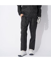 FILA GOLF/フィラゴルフ ゴルフウェア ブランド ロゴ ウエストリブ 配色 撥水 裏蓄熱 タフタパンツ ロングパンツ【REGULAR】