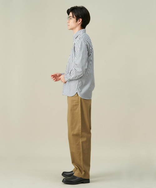 Pitta Re:)（ピッタリ）の「ラウンドテール レギュラー 長袖カジュアルシャツ（シャツ/ブラウス・メンズ・ダークブルー・S/L/LL/M）」の8枚目の写真