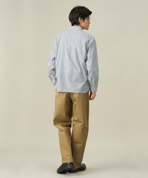 Pitta Re:)（ピッタリ）の「ラウンドテール レギュラー 長袖カジュアルシャツ（シャツ/ブラウス・メンズ・ダークブルー・S/L/LL/M）」の10枚目の写真