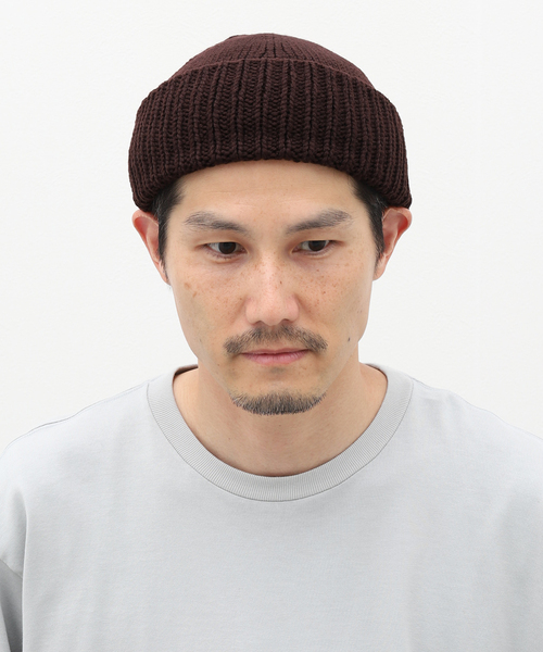 RACAL（ラカル）の「【RACAL / ラカル】Whole garment watch（ニットキャップ/ビーニー・メンズ・オレンジ/ブラック/ブラウン/ベージュ/チャコールグレー/アイボリー・FREE）」の17枚目の写真