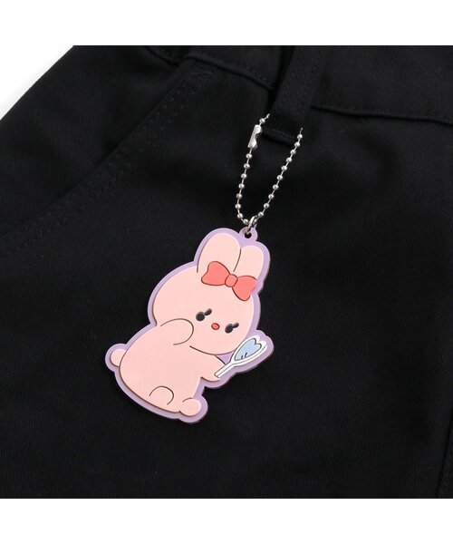 algy(アルジー)の「移動ポケット&チャーム付きスカパン(スカート・キッズ・ブラック/インディゴブルー/ブラウン・XX-SMALL/X-SMALL/MEDIUM/SMALL)」の6枚目の写真