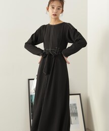 N.(N. Natural Beauty Basic) | ステッチループウエストタックワンピース(ワンピース)