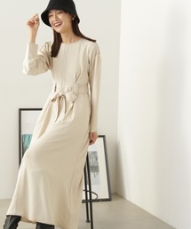 N.（N. Natural Beauty Basic） | ステッチループウエストタックワンピース(ワンピース)