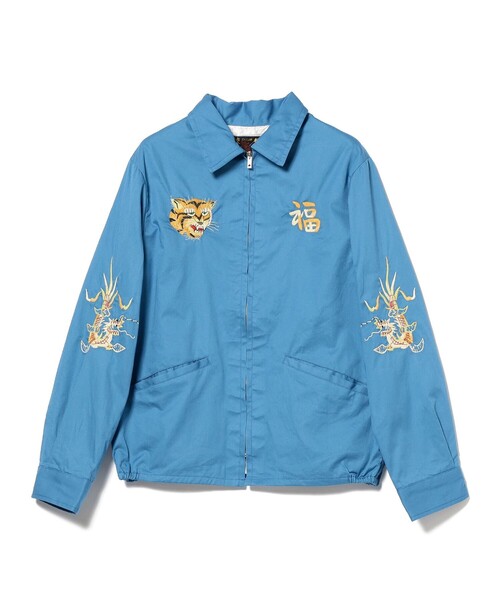 BEAMS BOY（ビームスボーイ）の「テーラー東洋 / ベトナム マップ ジャケット（ブルゾン・レディース・ブルー・SMALL）」の2枚目の写真