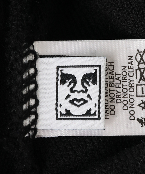 OBEY（オベイ）の「【OBEY / オベイ】DEVIL BEANIE：ビーニー（ハット・レディース・サックスブルー/ブラック・FREE）」の8枚目の写真