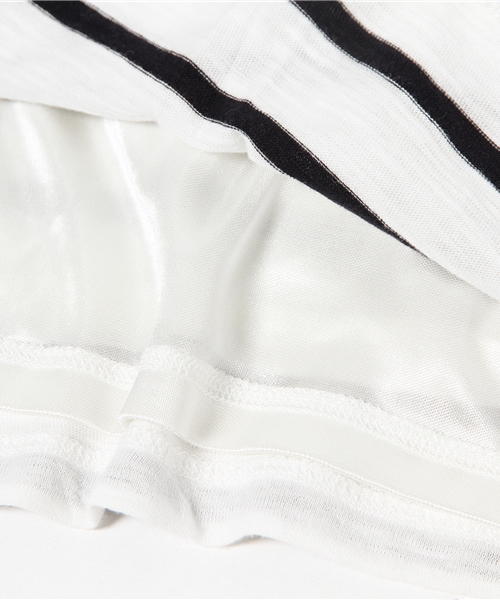 MOUSSY（マウジー）の「BLOUSING H/S OP（ワンピース・レディース・トップグレー/ダークネイビー/カーキ系・FREE）」の12枚目の写真