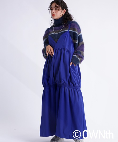 OWNth（オンス）の「シャギーボーダータートルネックニットトップス（ニット/セーター・レディース・パープル系その他/レッド系その他・FREE）」の21枚目の写真