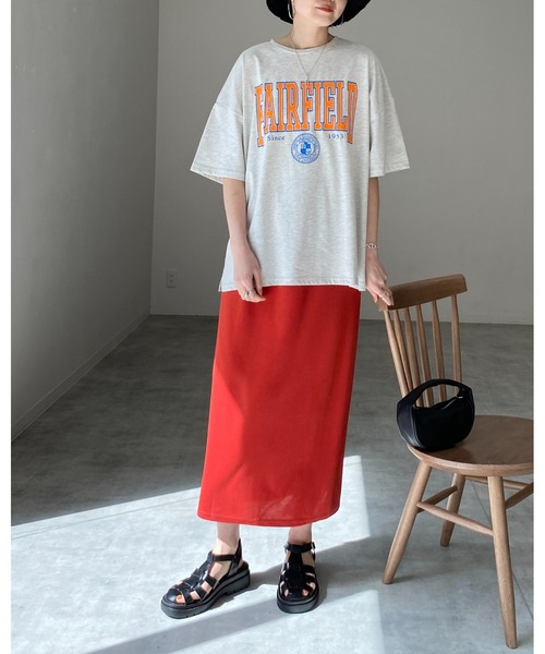 She's Closet(シーズクローゼット)の「前後2way無地ハイウエストタイトロングナロースカート(スカート・レディース・グリーン/ブラック/ブラウン・FREE)」の20枚目の写真