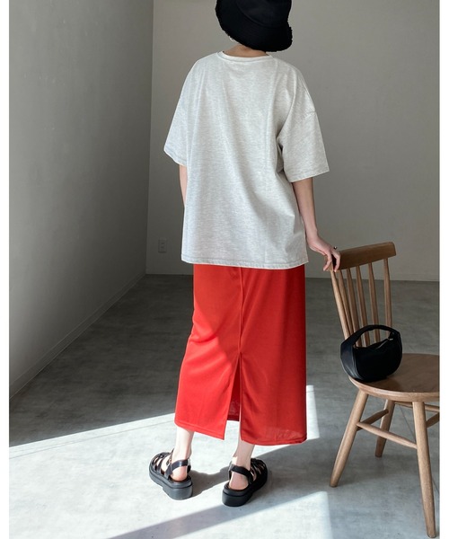 She's Closet(シーズクローゼット)の「前後2way無地ハイウエストタイトロングナロースカート(スカート・レディース・グリーン/ブラック/ブラウン・FREE)」の21枚目の写真