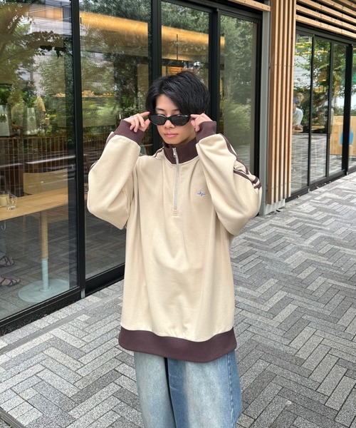 いまだけ値下▶*p(R)ojectR® ロゴハーフジップ スウェットL いまだけ値下▷*p(R)ojectR® ロゴハーフジップ スウェットL 55651400_4.jpg