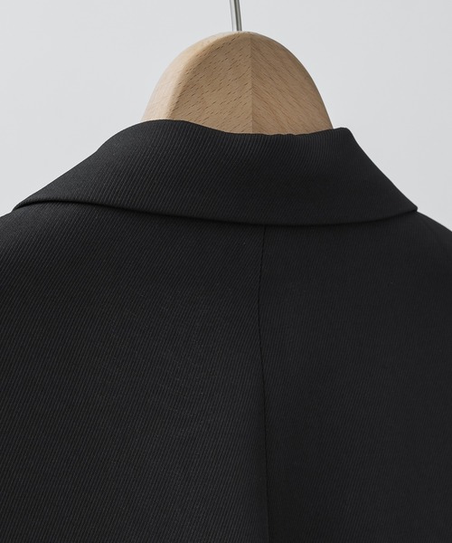 セール】HIGH TWISTED GABA W JACKET（テーラードジャケット）｜WYM