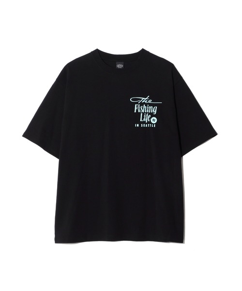 MANASTASH（マナスタッシュ）の「MANASTASH/マナスタッシュ CiTee FISHING CLUB（Tシャツ/カットソー・メンズ・ブラック/ブルー/ホワイト・M/L/XL）」の6枚目の写真