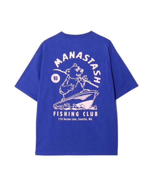 MANASTASH（マナスタッシュ）の「MANASTASH/マナスタッシュ CiTee FISHING CLUB（Tシャツ/カットソー・メンズ・ブラック/ブルー/ホワイト・M/L/XL）」の9枚目の写真