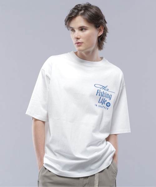 MANASTASH（マナスタッシュ）の「MANASTASH/マナスタッシュ CiTee FISHING CLUB（Tシャツ/カットソー・メンズ・ブラック/ブルー/ホワイト・M/L/XL）」の10枚目の写真