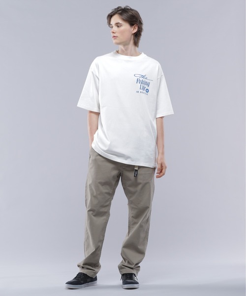 MANASTASH（マナスタッシュ）の「MANASTASH/マナスタッシュ CiTee FISHING CLUB（Tシャツ/カットソー・メンズ・ブラック/ブルー/ホワイト・M/L/XL）」の11枚目の写真