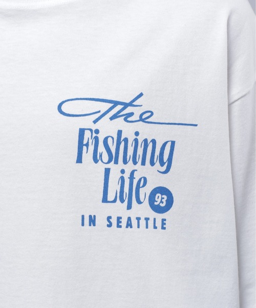 MANASTASH（マナスタッシュ）の「MANASTASH/マナスタッシュ CiTee FISHING CLUB（Tシャツ/カットソー・メンズ・ブラック/ブルー/ホワイト・M/L/XL）」の16枚目の写真