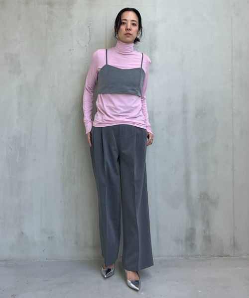 y/m（イム）の「エステルツイル2タックパンツ（その他パンツ・レディース・ブラック/アイボリー/グリーン/グレー・FREE）」の22枚目の写真