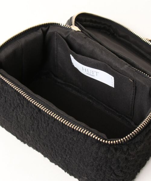 HUIT bouquet(ユイット)の「もこもこ プードル バニティ バッグ HUIT(ハンドバッグ・レディース・ブラック/モカ/アイボリー・フリー)」の22枚目の写真