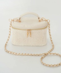 もこもこ プードル バニティ バッグ HUIT