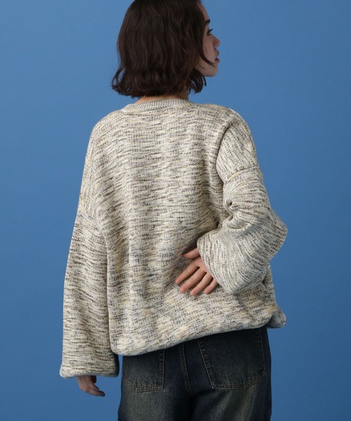 PBLIM(ページボーイリム)の「PAGEBOYLIM/スペースダイロゴニット(ニット/セーター・レディース・グリーン系その他/イエロー系その他・FREE)」の5枚目の写真