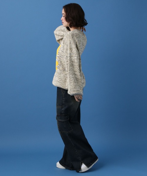 PBLIM(ページボーイリム)の「PAGEBOYLIM/スペースダイロゴニット(ニット/セーター・レディース・グリーン系その他/イエロー系その他・FREE)」の8枚目の写真