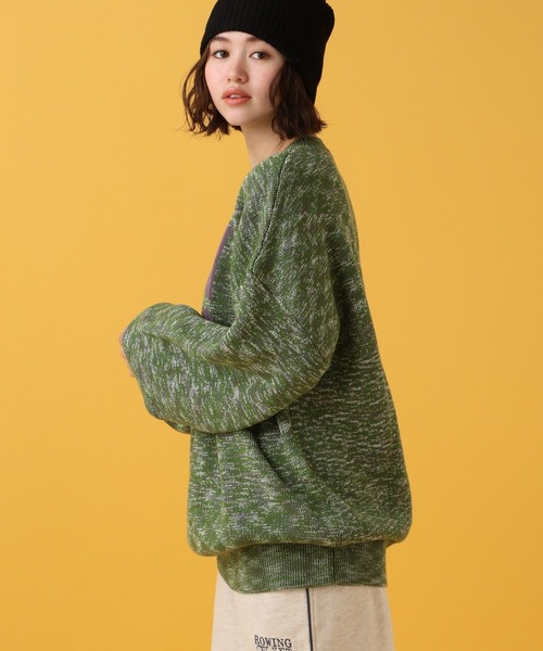 PBLIM(ページボーイリム)の「PAGEBOYLIM/スペースダイロゴニット(ニット/セーター・レディース・グリーン系その他/イエロー系その他・FREE)」の11枚目の写真