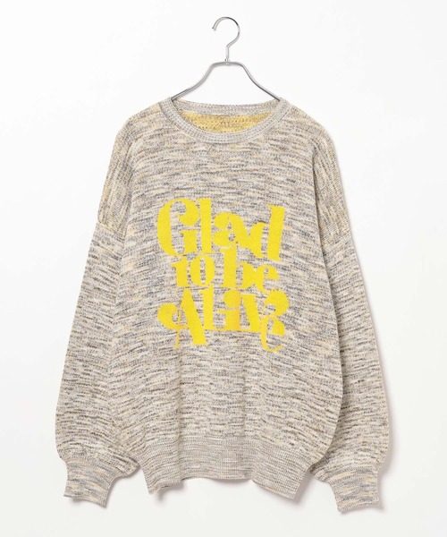 PBLIM(ページボーイリム)の「PAGEBOYLIM/スペースダイロゴニット(ニット/セーター・レディース・グリーン系その他/イエロー系その他・FREE)」の16枚目の写真