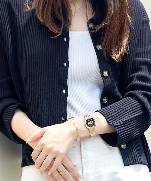 CASIO(カシオ)の「CASIO/カシオ 腕時計 CASIO CLASSIC LA670WGA-1JF(デジタル腕時計・レディース・ゴールド・FREE)」の3枚目の写真