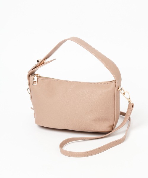 Andemiu（アンデミュウ）の「2WAYハンドルバッグ 103777（ボディバッグ/ウエストポーチ・レディース・ブラック/オフホワイト/ベージュ・FREE）」の10枚目の写真