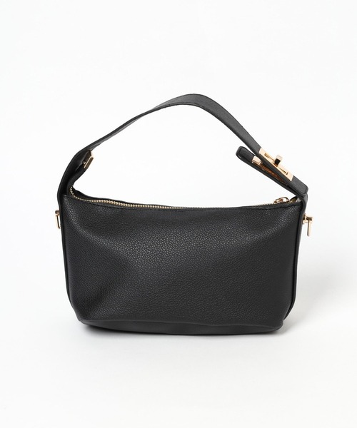 Andemiu（アンデミュウ）の「2WAYハンドルバッグ 103777（ボディバッグ/ウエストポーチ・レディース・ブラック/オフホワイト/ベージュ・FREE）」の16枚目の写真