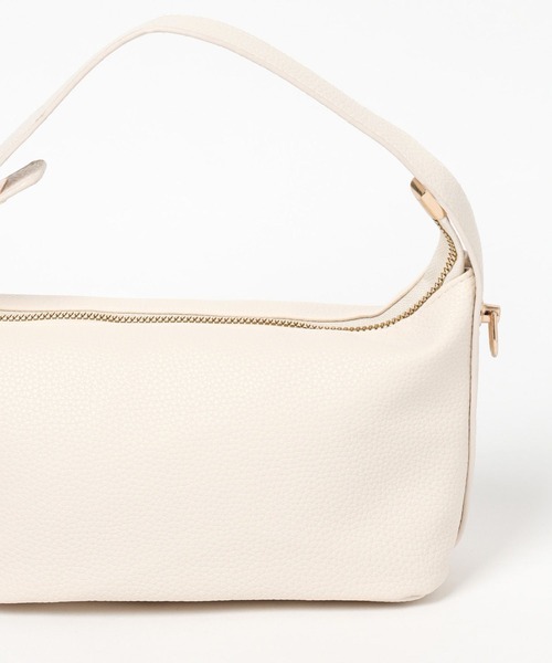 Andemiu（アンデミュウ）の「2WAYハンドルバッグ 103777（ボディバッグ/ウエストポーチ・レディース・ブラック/オフホワイト/ベージュ・FREE）」の11枚目の写真