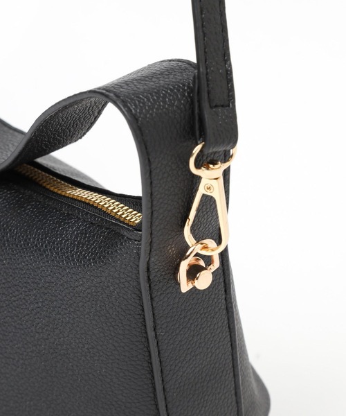 Andemiu（アンデミュウ）の「2WAYハンドルバッグ 103777（ボディバッグ/ウエストポーチ・レディース・ブラック/オフホワイト/ベージュ・FREE）」の17枚目の写真